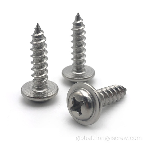 Cross Self Tapping Screws Round Washer Head Phillips Flat Tail Self-tapping Screw Manufactory